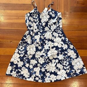 Gap Floral Blue and White Kids Dress